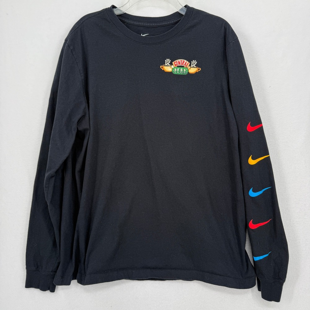 Nike Friends Central Perk Long Sleeve T-Shirt Mens XL Black Graphic 637598